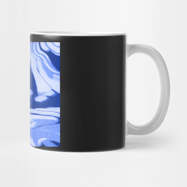 Marbled blue design by Kim-Pratt